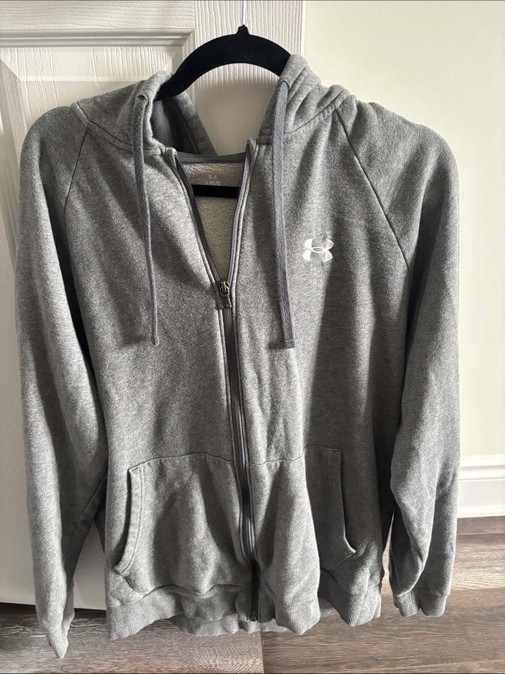 Under Armour Men's Gray Full-Zip Hoodie Sweatshirt